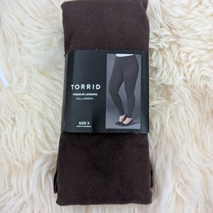 Torrid Chocolate Brown Leggings